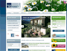 Tablet Screenshot of newlifehotels.com